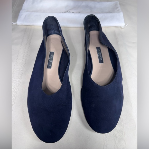 Lafayette 148 New York Shoes - Lafayette 148 New York Navy Flats